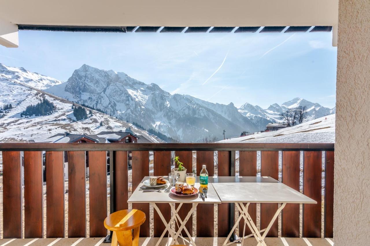 L'Oree Des Aravis - Au Pied Des Pistes Manigod Bagian luar foto